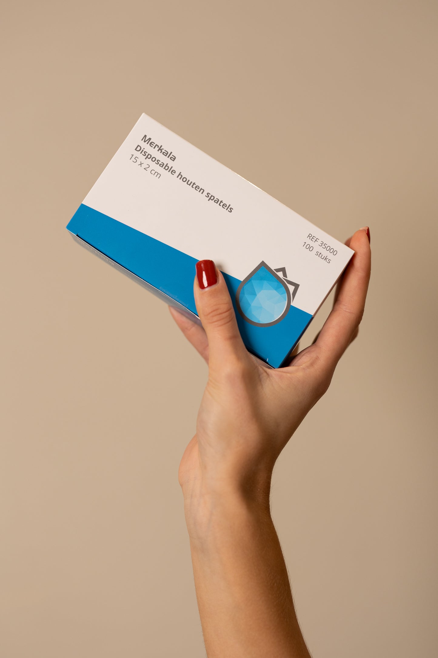 Houten spatel maat S